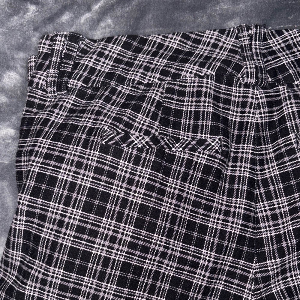Studio by Torrid Monochrome Plaid Trousers - Straight - Picture 7 of 11